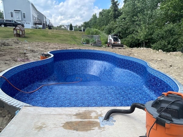 Semi-Inground Pool Project One: gallery preview